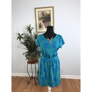 Gap Cutout Dress SM Cap Sleeve Boho Vacation Clueless Preppy Pocket Pullover